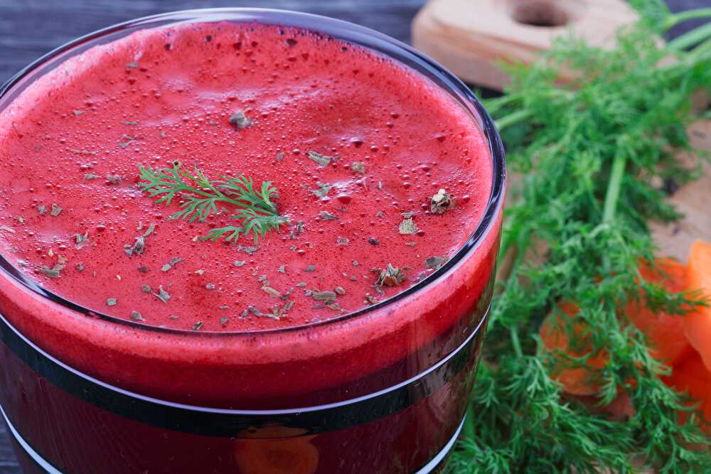 Recette - Jus de betteraves 