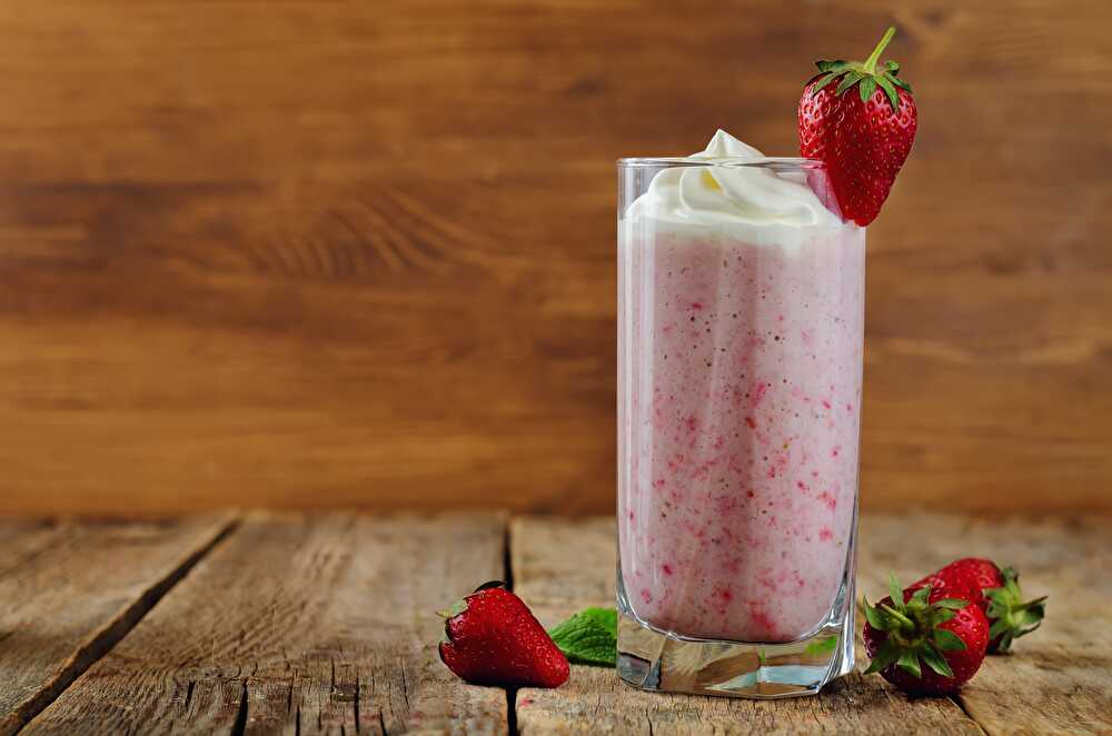 image Milkshake fraise