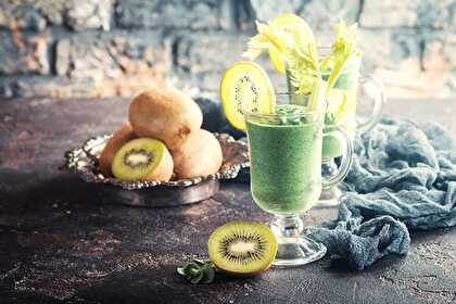 Smoothie Anti-Cellulite au Thé vert et Kiwi