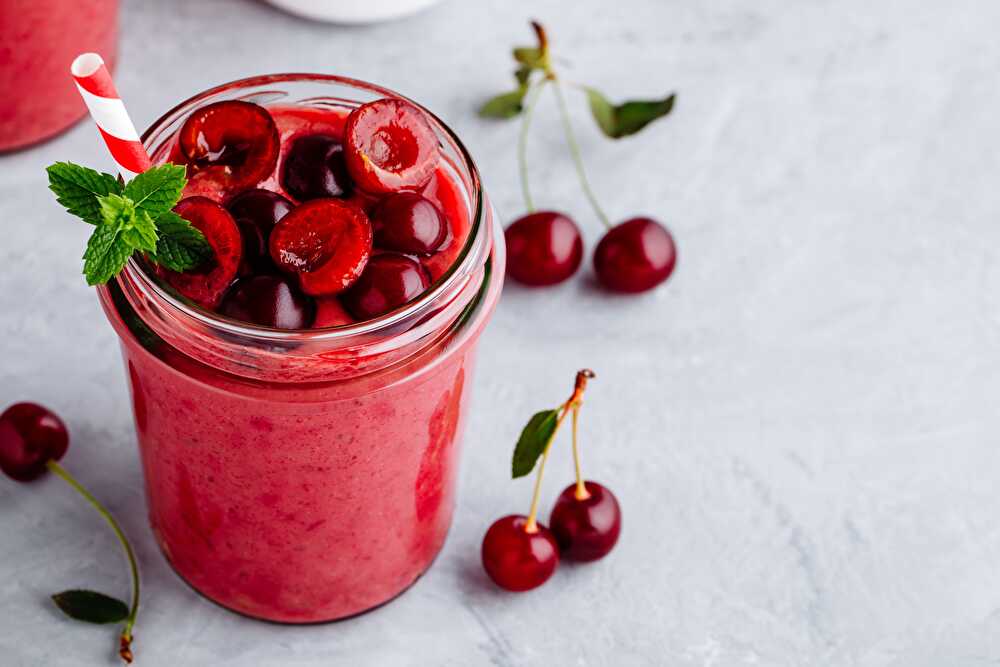 image Smoothie aux Cerises