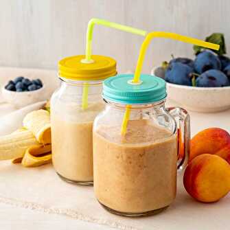 Smoothie Banane et Nectarine Jaune