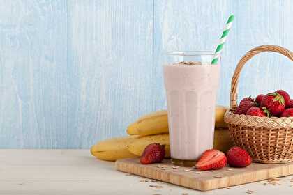 Smoothie Fraise Banane Multivitaminé