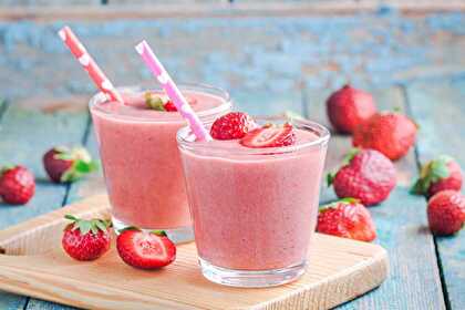 Smoothie Fraise Orange Fleur d'Oranger