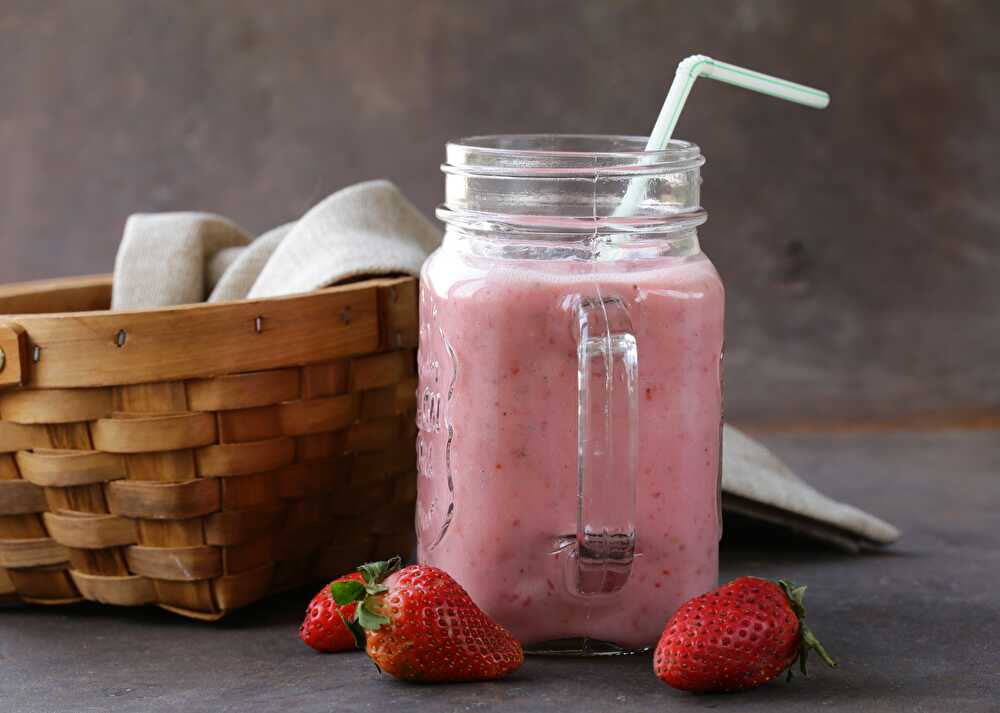 image Smoothie Fraise Vanille