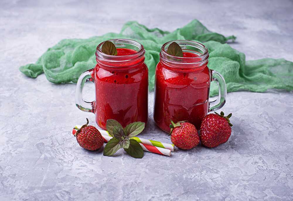 image Smoothie Fraise Vinaigré Classique