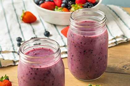 Smoothie Fruits Rouges et Coco