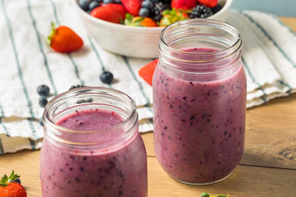 image Smoothie Fruits Rouges et Coco