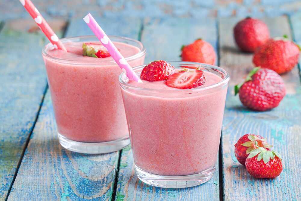 image Smoothie Fraise et Fleur d'Oranger