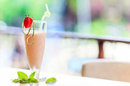 Smoothie Fraise et Menthe