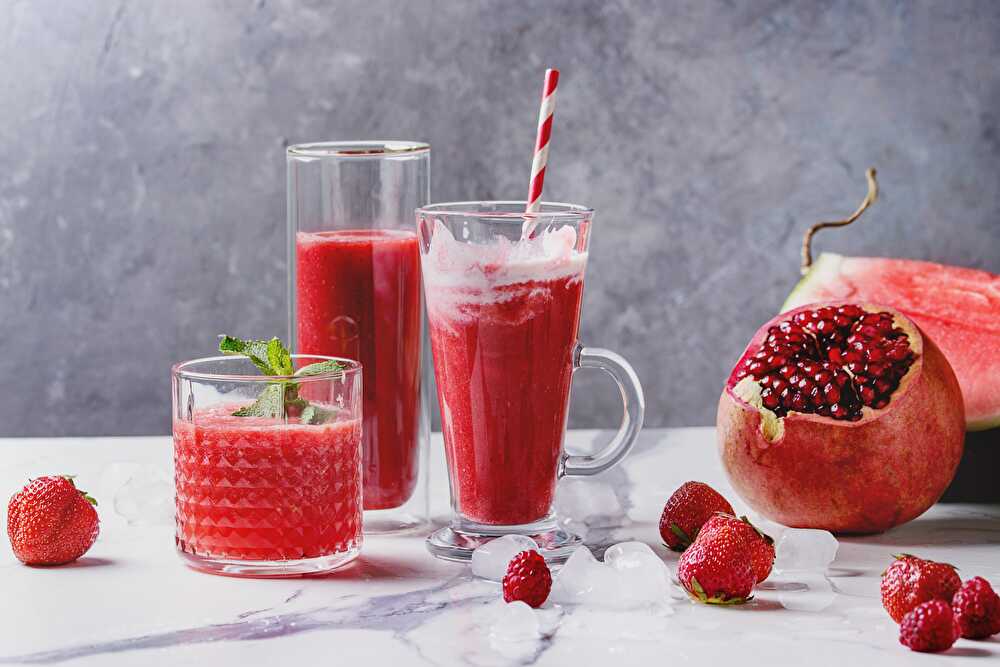 image Smoothie Gourmand aux Fruits Rouges