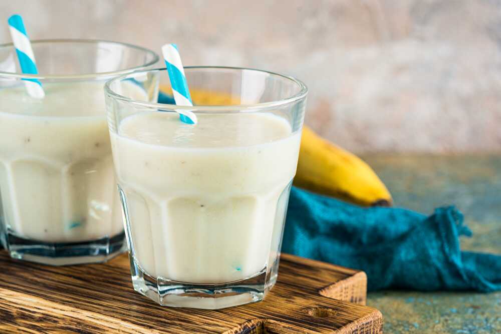 Milkshake Banane : Recette du cocktail Milkshake Banane - Cocktails Road