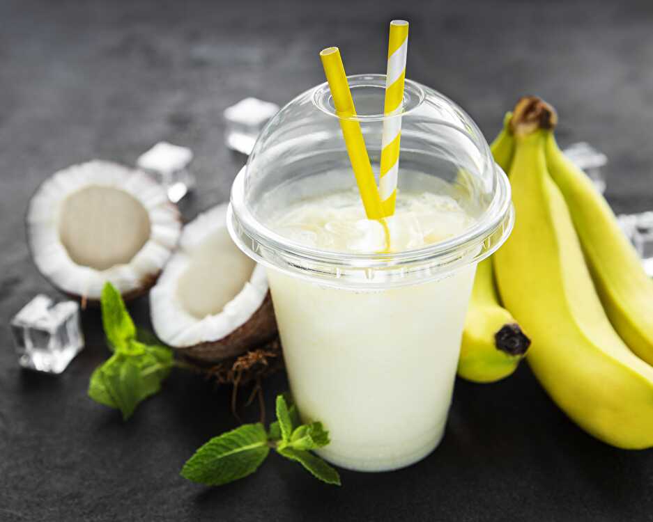 image Smoothie Coco Banane Vanille