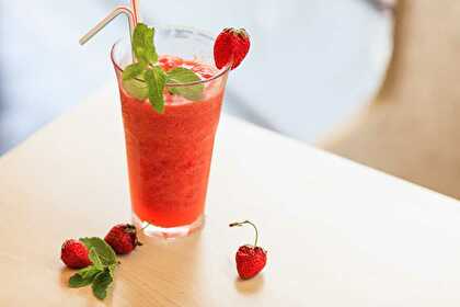 Smoothie Fraise Menthe Vanillé