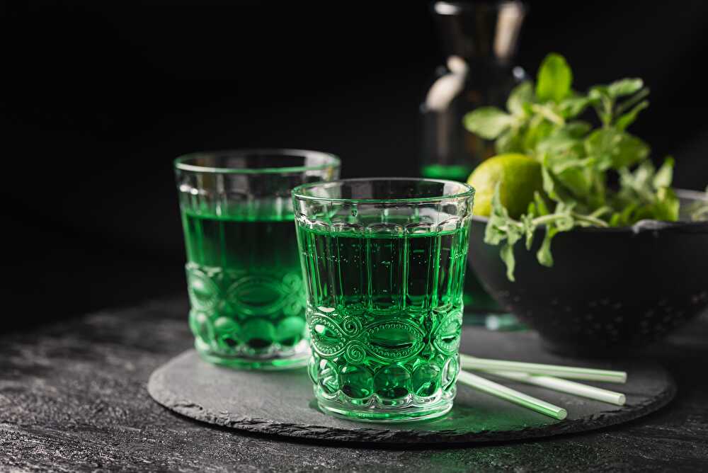 image Gin Vermouth menthe