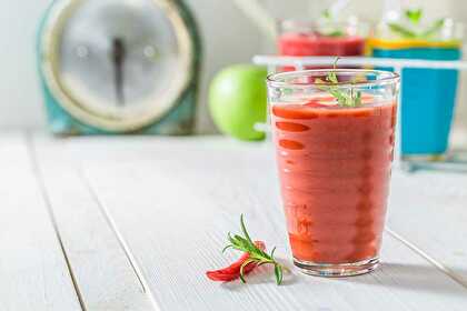 Smoothie Tomate aux Zestes d'Orange