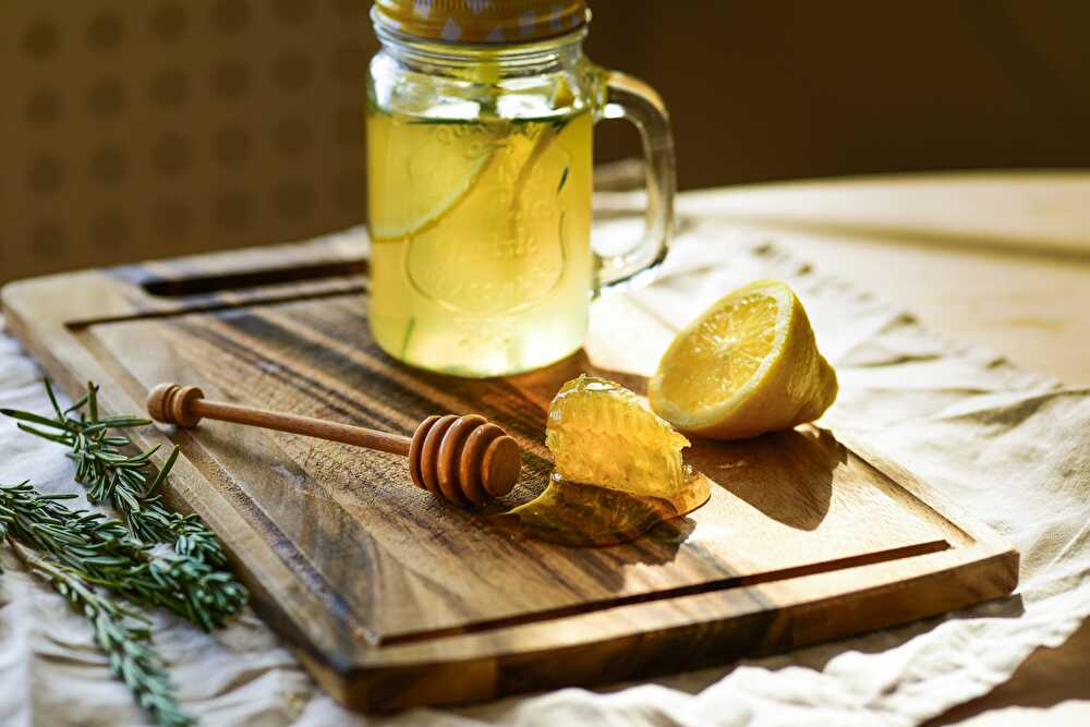 image Punch sans alcool citron miel