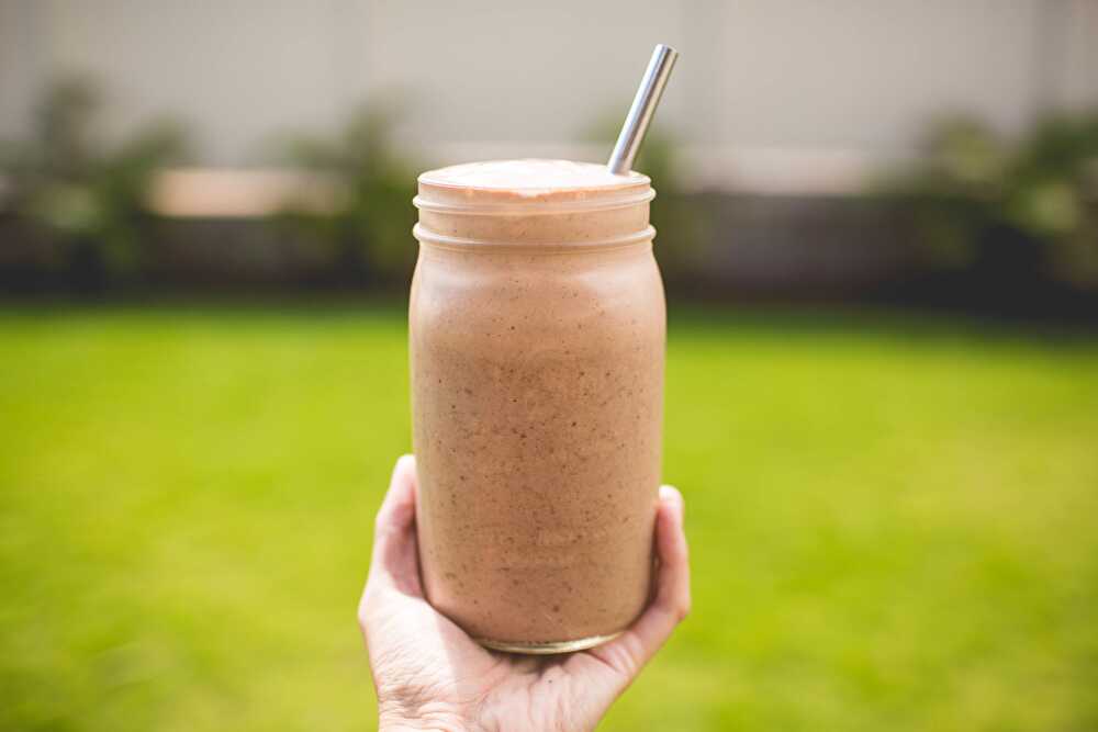 image Smoothie Banane Figue et Cacao