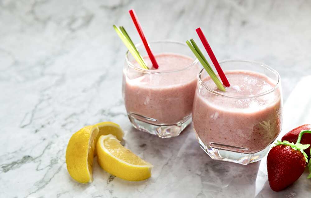 image Smoothie Fraise Orange et Citron