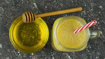 Smoothie Banane mangue miel