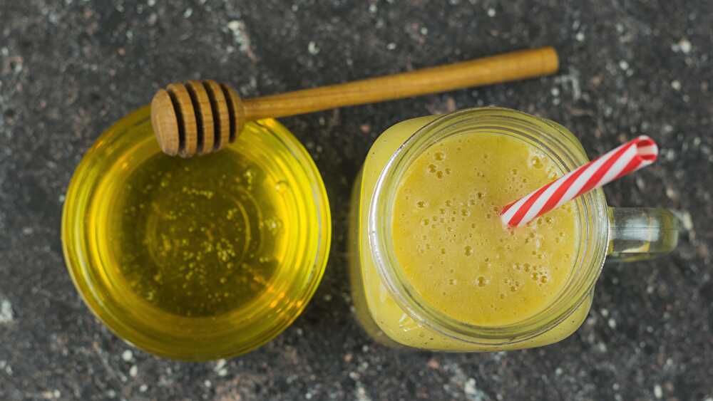 image Smoothie Banane mangue miel