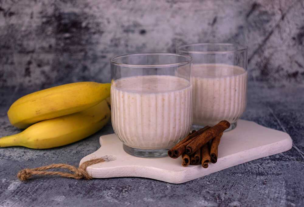 image Smoothie banane cannelle