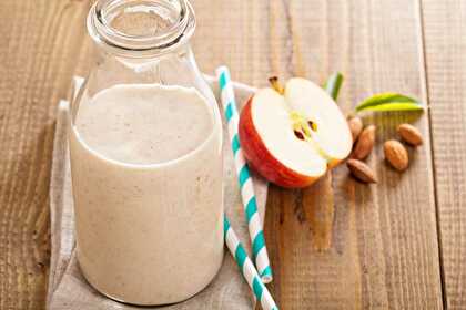 Smoothie lait d'amandes pomme