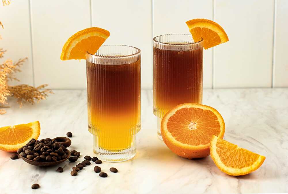 image Jus d’orange et café