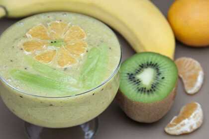 Smoothie Banane Kiwi Mandarine