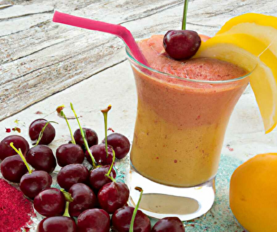 Smoothie Mangue Cerise et Citron