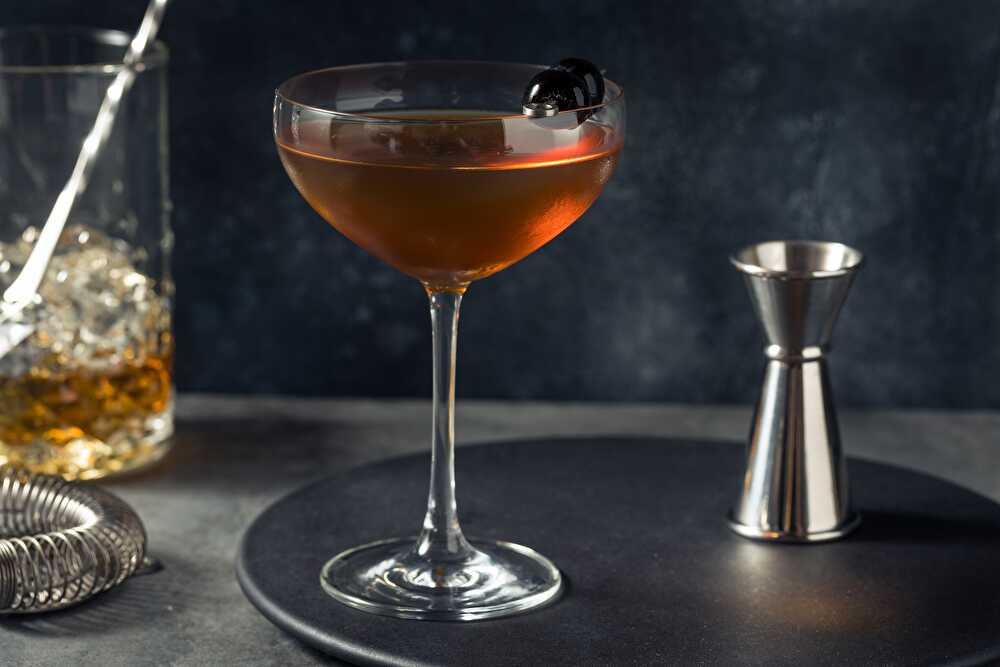 image Cocktail Manhattan au bourbon