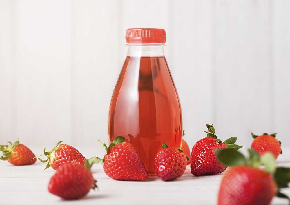 image Sirop de fraise maison