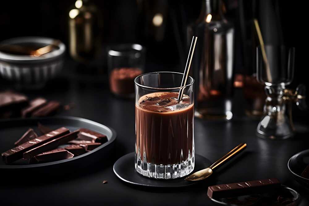 image Chocolat chaud au cognac
