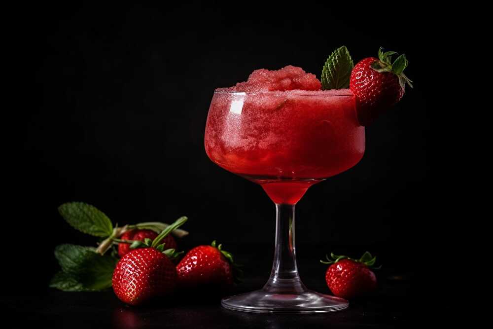 Yaourt aux fraises mixées - recette aux fraises fraîches