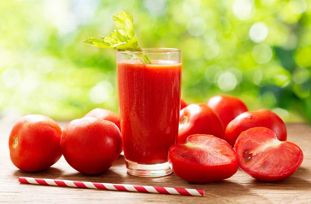 image Jus de tomate frais