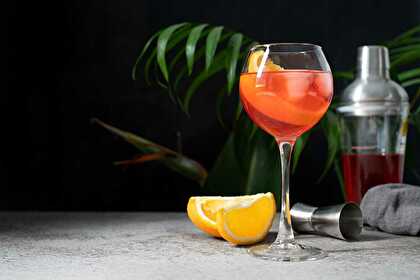 Cocktail Spritz aux Baies de Paradis