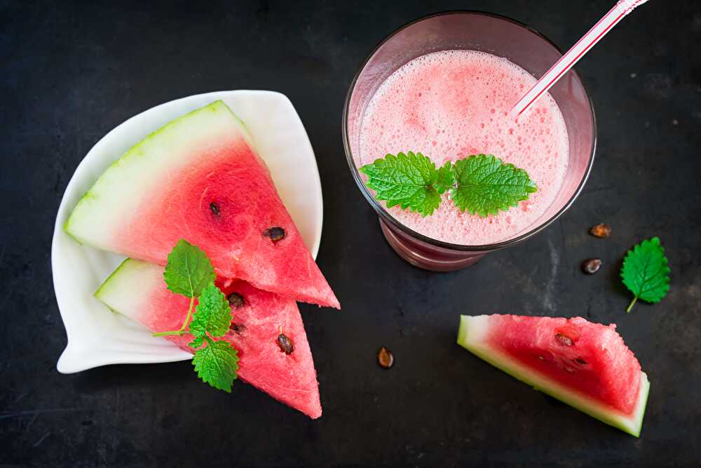 image Smoothie Pasteque-Fraise: Un Délice Estival