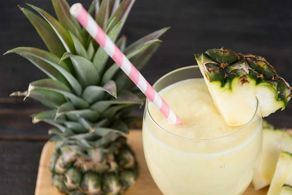 image Citronnade Glacée Tropicale à l'Ananas