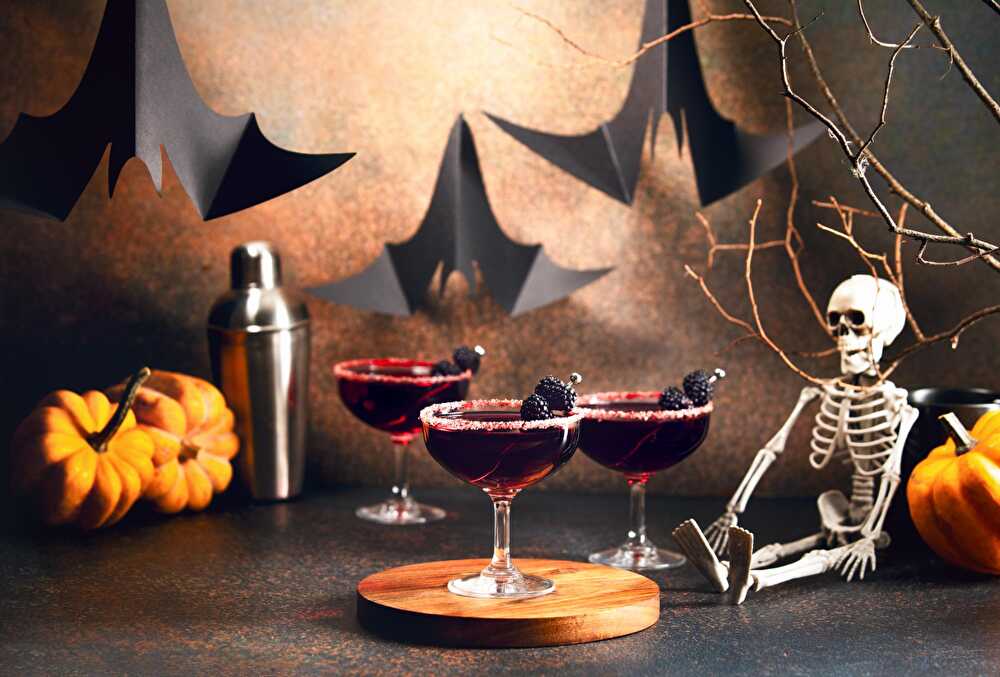 image Cocktail Sombre Soirée d'Halloween