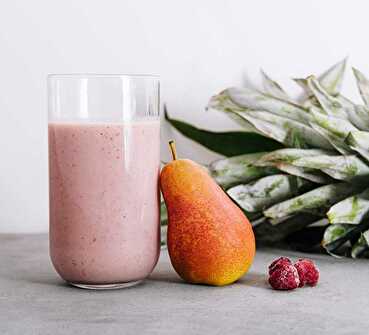 Smoothie Poire-Ananas-Framboise