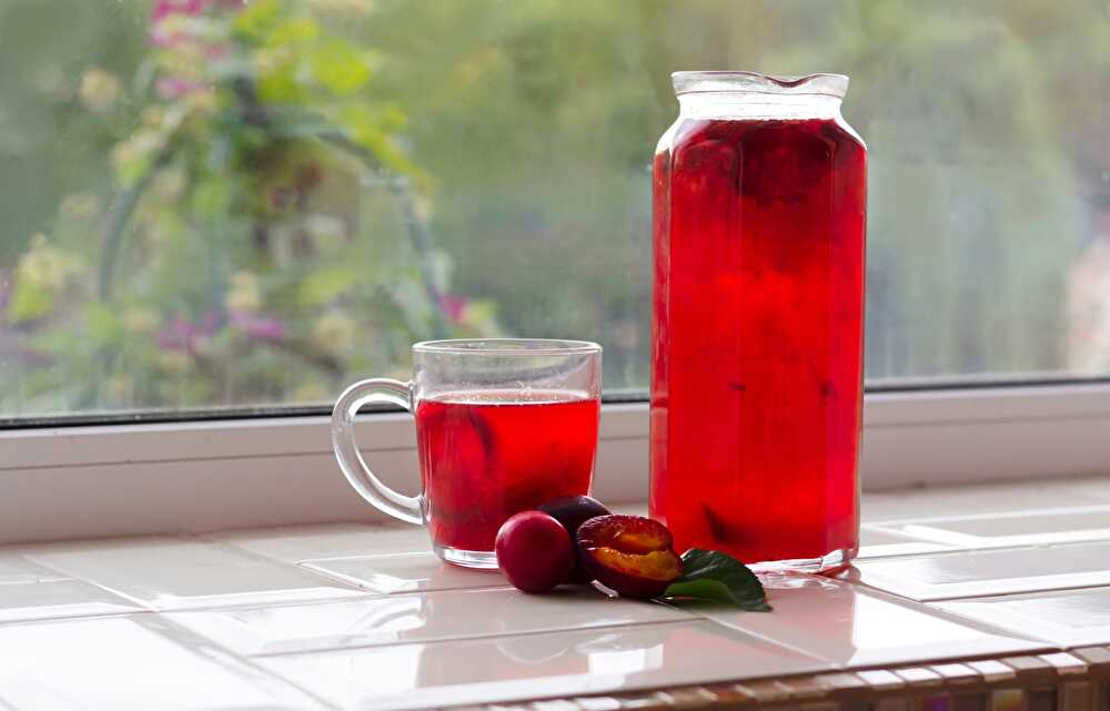 image Limonade Pétillante aux Prunes et Cerises