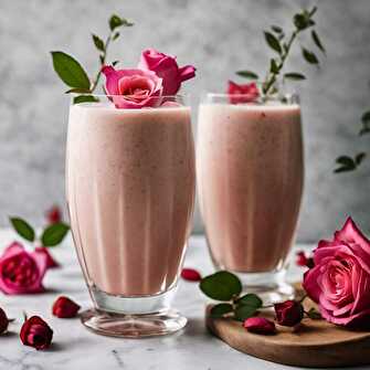 Lassi à la Rose et Cardamome