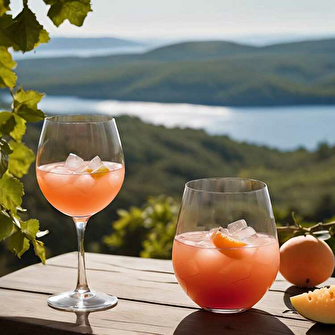 Sangria Rosée Rafraîchissante au Melon