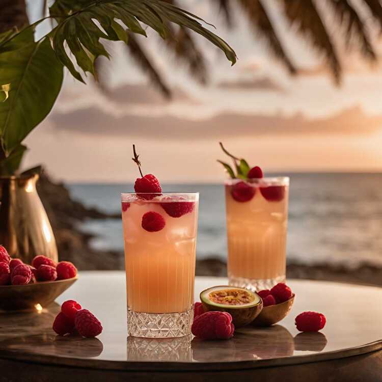 image Cocktail Tropical au Muscat de Rivesaltes