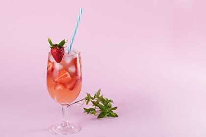 Cocktail Rosé aux Baies