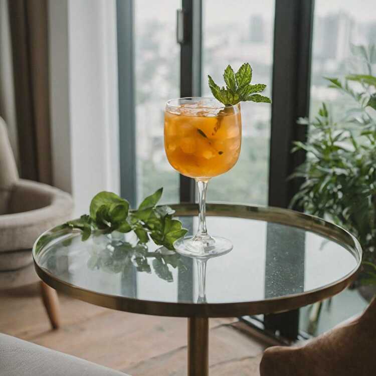 image Cocktail Tropical au Rhum Ambré et Maracujà